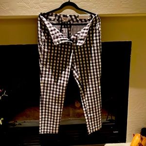 Ann Taylor Loft 10P Black/White Pants. Brand New. Tags On.